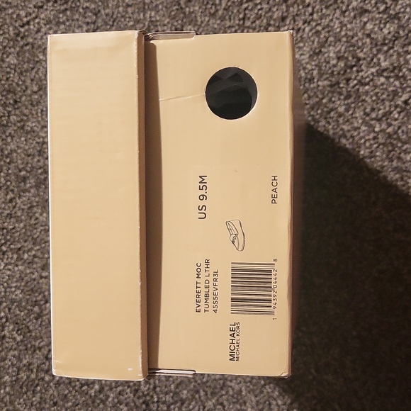 Michael Kors Everett Moccasins in Peach Sz 9.5 - Picture 7 of 11